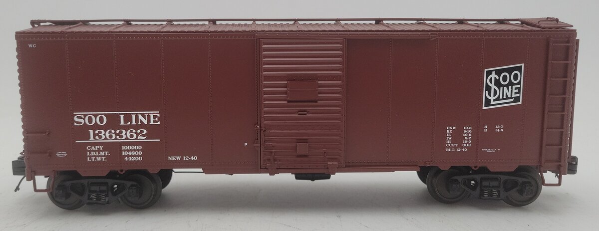 MTH 20-93358 SOO Line 40' AAR Box Car LN/Box