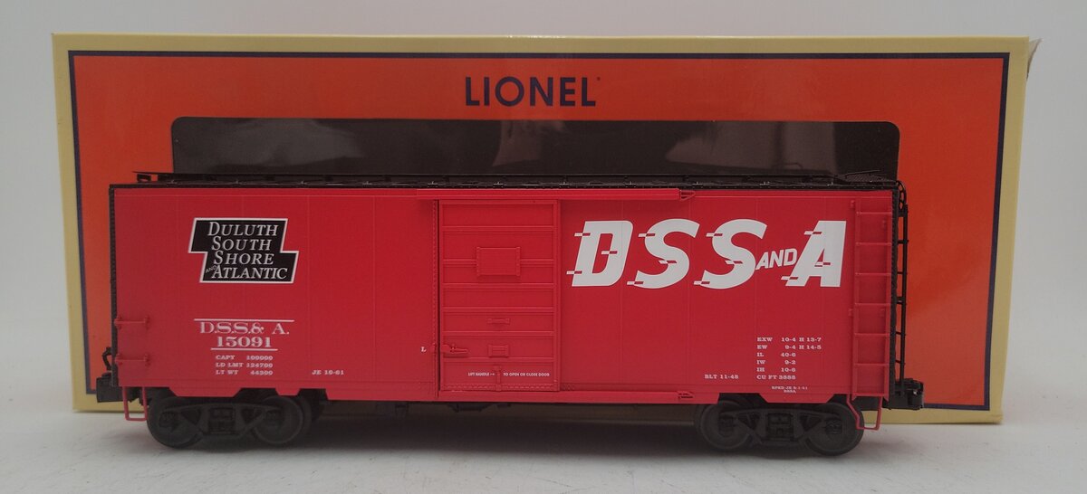 Lionel 6-82150 O Gauge Duluth South Shore and Atlantic PS-1 Boxcar EX/Box