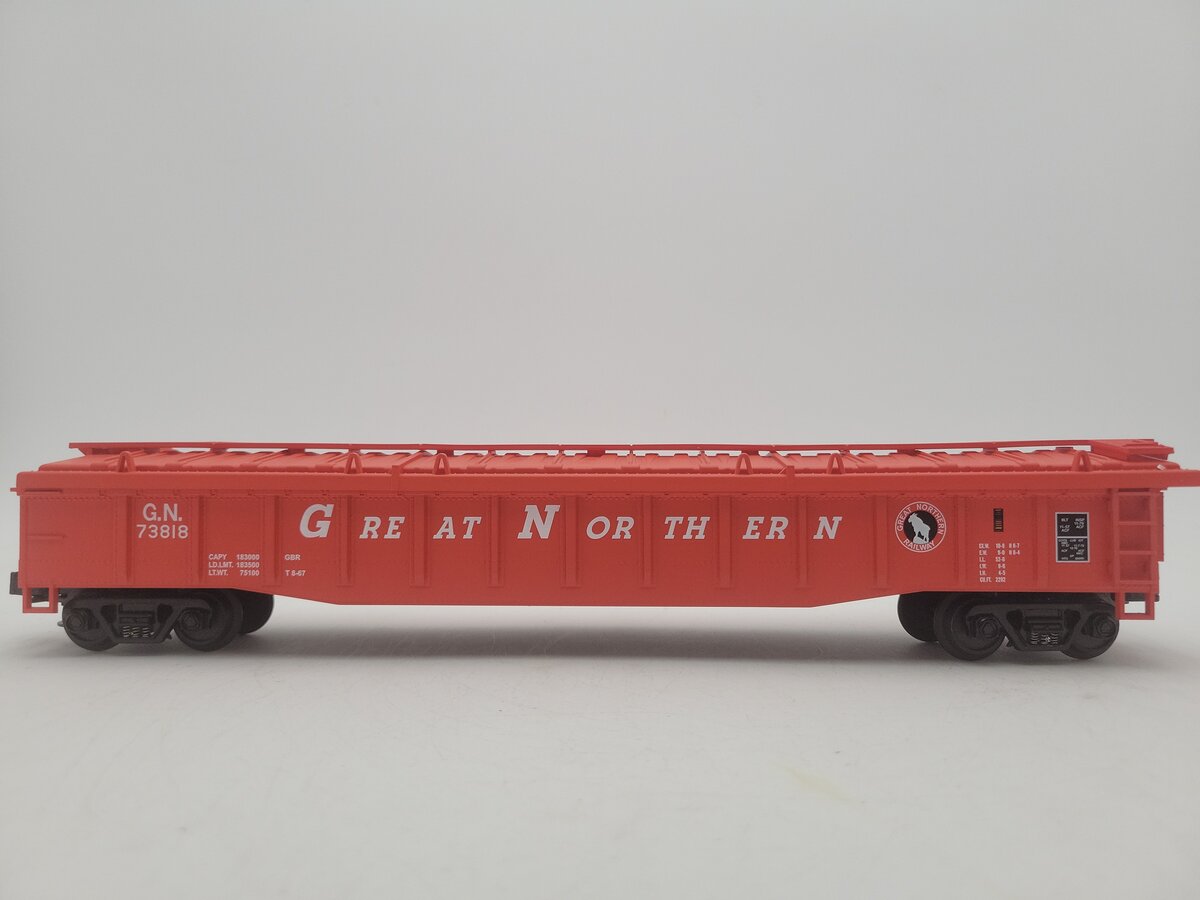MTH 20-90028B O Great Northern Gondola w/ Cover #73818 EX/Box