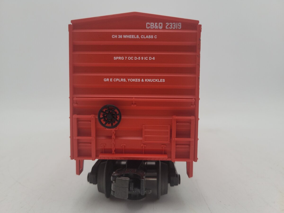 MTH 20-93058 O Burlington 50' Single Door Boxcar #23319 EX/Box