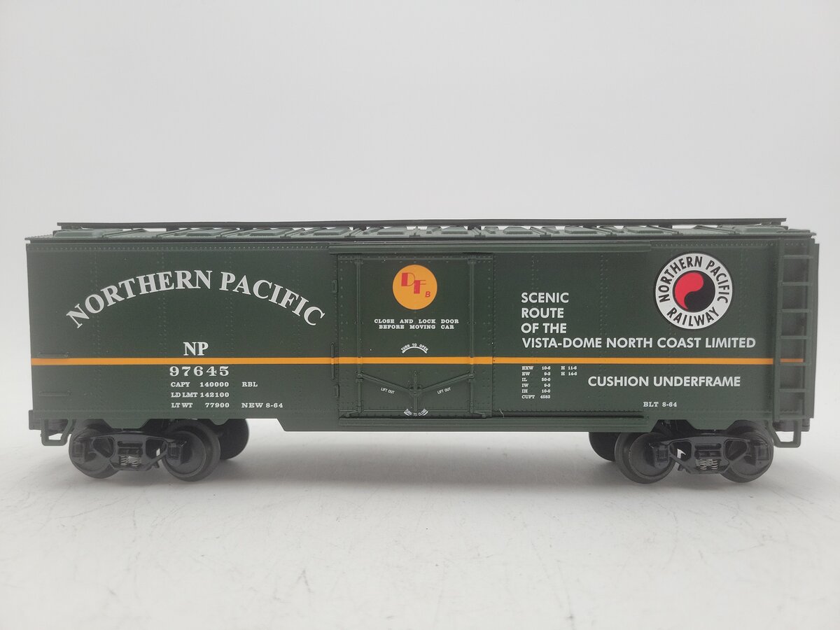 MTH 20-94059 O Gauge Northern Pacific 40' Refrigerator Car #97645 EX/Box