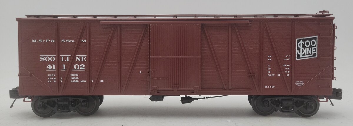 MTH 20-93388 SOO Line 40’ USRA Single Sheathed Box Car EX/Box