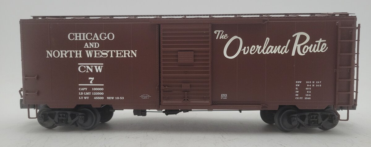 Lionel 6-27072 O Gauge C&NW PS-1 Boxcar #7 LN/Box