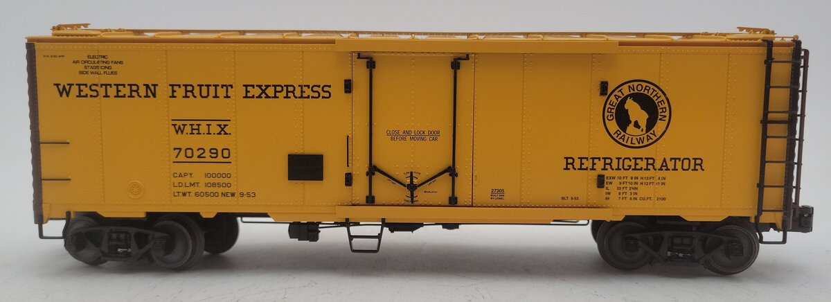 Lionel 6-27305 O Gauge Great Northern Steel-Sided Refrigerator Car #70290 LN/Box
