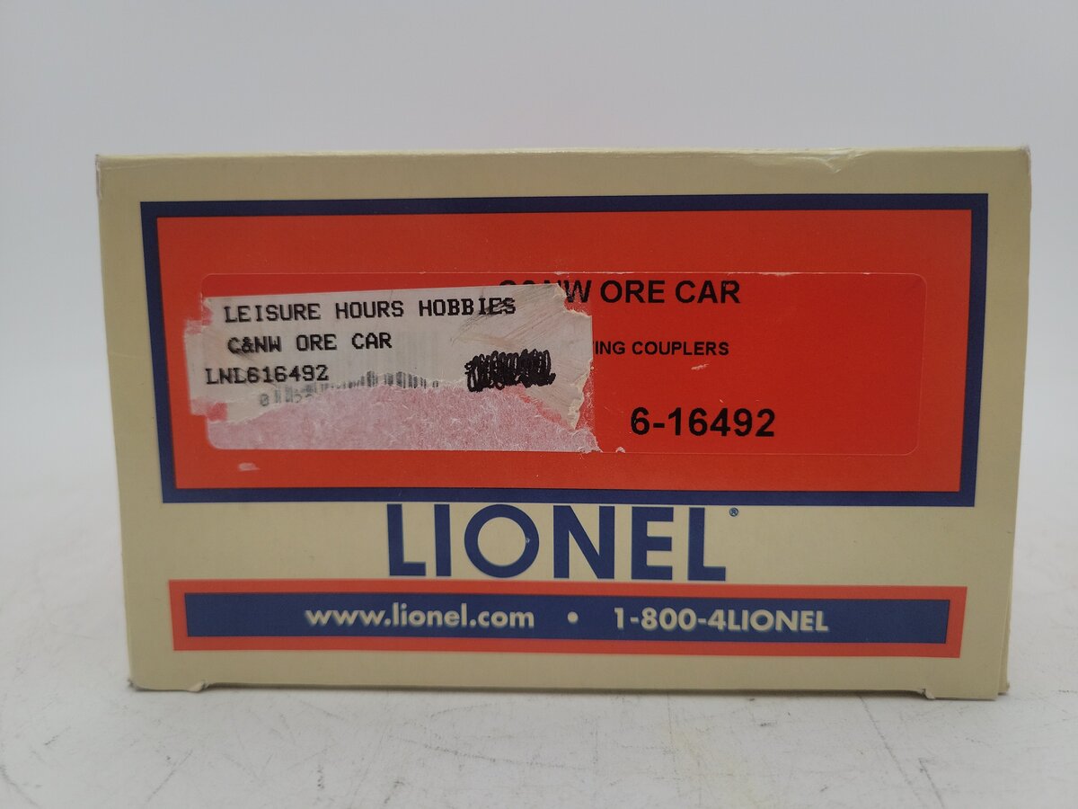 Lionel 6-16492 O Gauge C&NW Ore Car #114023R EX/Box