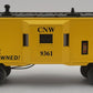 Lionel 6-9361 O Chicago & North Western Bay Window Illuminated Caboose #9361 EX/Box