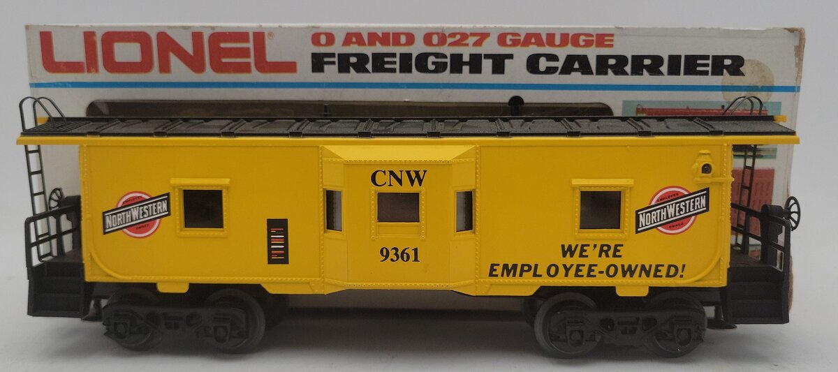 Lionel 6-9361 O Chicago & North Western Bay Window Illuminated Caboose #9361 EX/Box