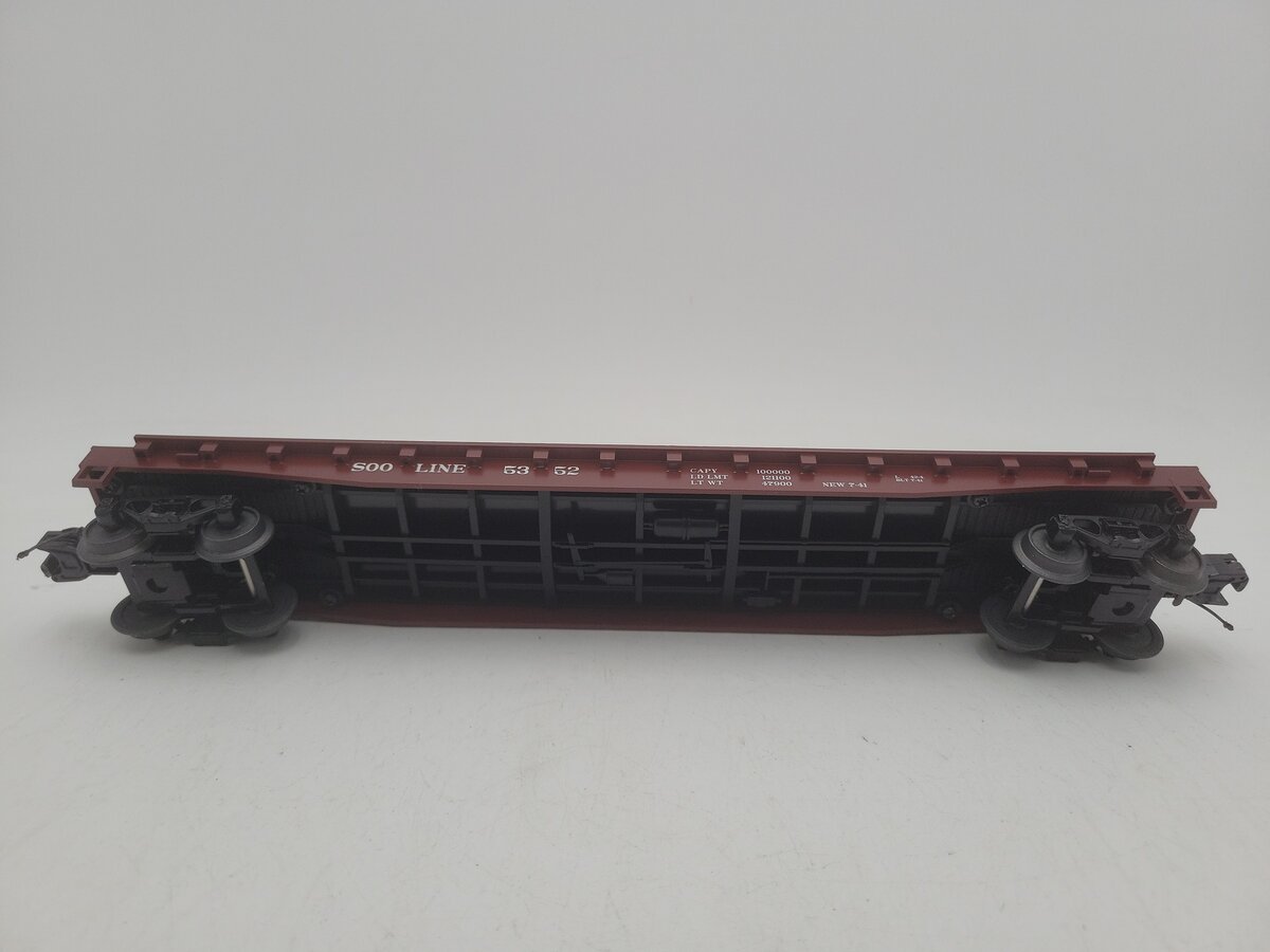 MTH 20-98819 SOO Line Flat Car w/2 pups EX/Box