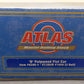 Atlas 6286-4 O Gauge ST.L.B & M Pulpwood Flat Car #1059 (3 Rail) EX/Box