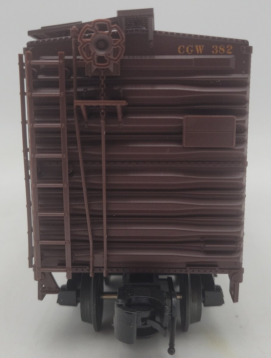 Atlas 0537-1 Chicago Great Western 40' Plug Door Boxcar #382 - 3 Rail EX/Box