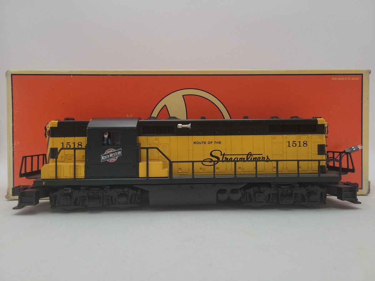 Lionel 6-28517 O Gauge C&NW Command Control Special GP7 Diesel Locomotive #1518 EX/Box