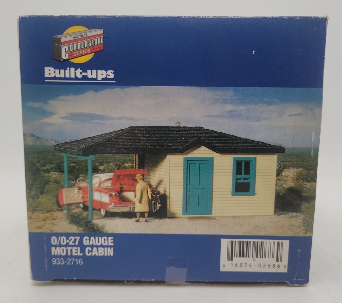 Walthers 933-2716 O / 0-27 Scale Built-Ups Motel Cabin EX/Box