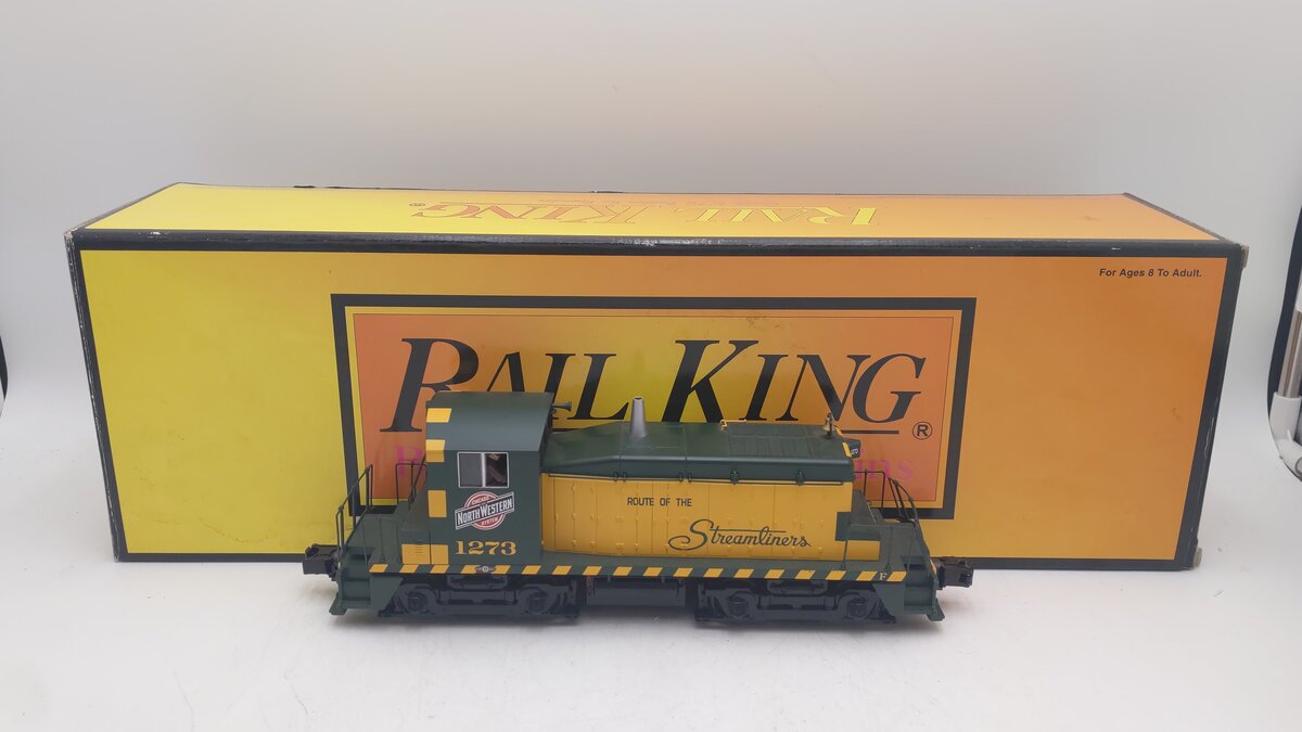 MTH 30-2899-1 Chicago NorthWestern SW-1 Diesel Switcher w/PS2 #1273 EX/Box