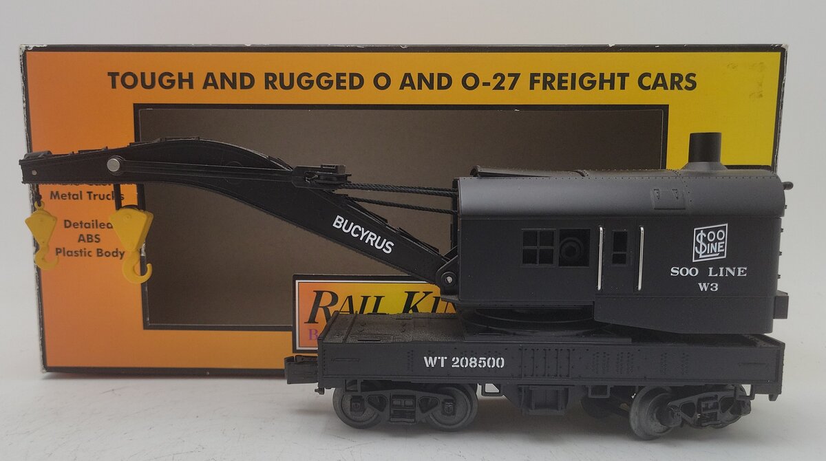 MTH 30-79438 Soo Line Crane Car LN/Box