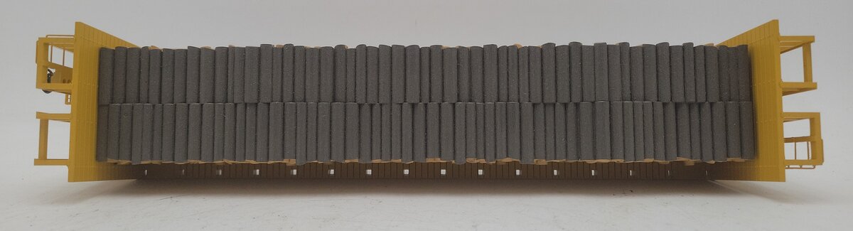 MTH 20-95170 O Chicago NorthWestern Flat Car - w/Bulkheads & Log Load EX/Box