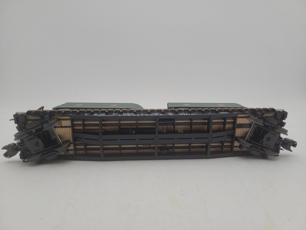 Lionel 6-27545 O Gauge Chesapeake & Ohio REA PS-4 Flatcars w/ Trailers EX/Box