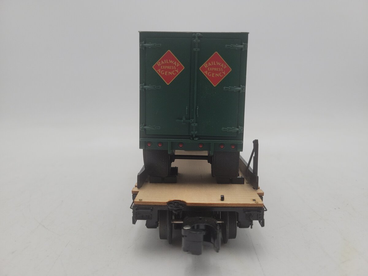 Lionel 6-27545 O Gauge Chesapeake & Ohio REA PS-4 Flatcars w/ Trailers EX/Box