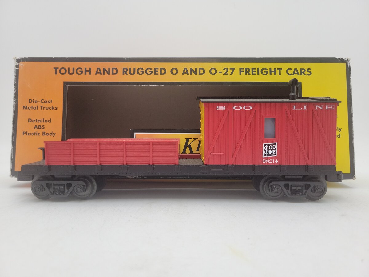 MTH 30-79442 O Gauge SOO Crane Tender Car #98214 EX/Box
