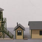 Walthers 933-2703 O Trackside Structures Set - Buildings Only EX/Box