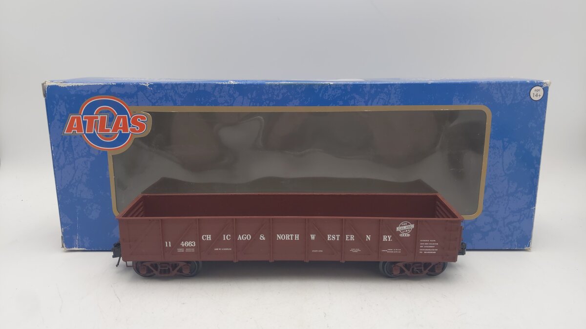 Atlas 3005401-1 O Gauge Chicago & Northwestern USRA Composite Gondola #114663 EX/Box