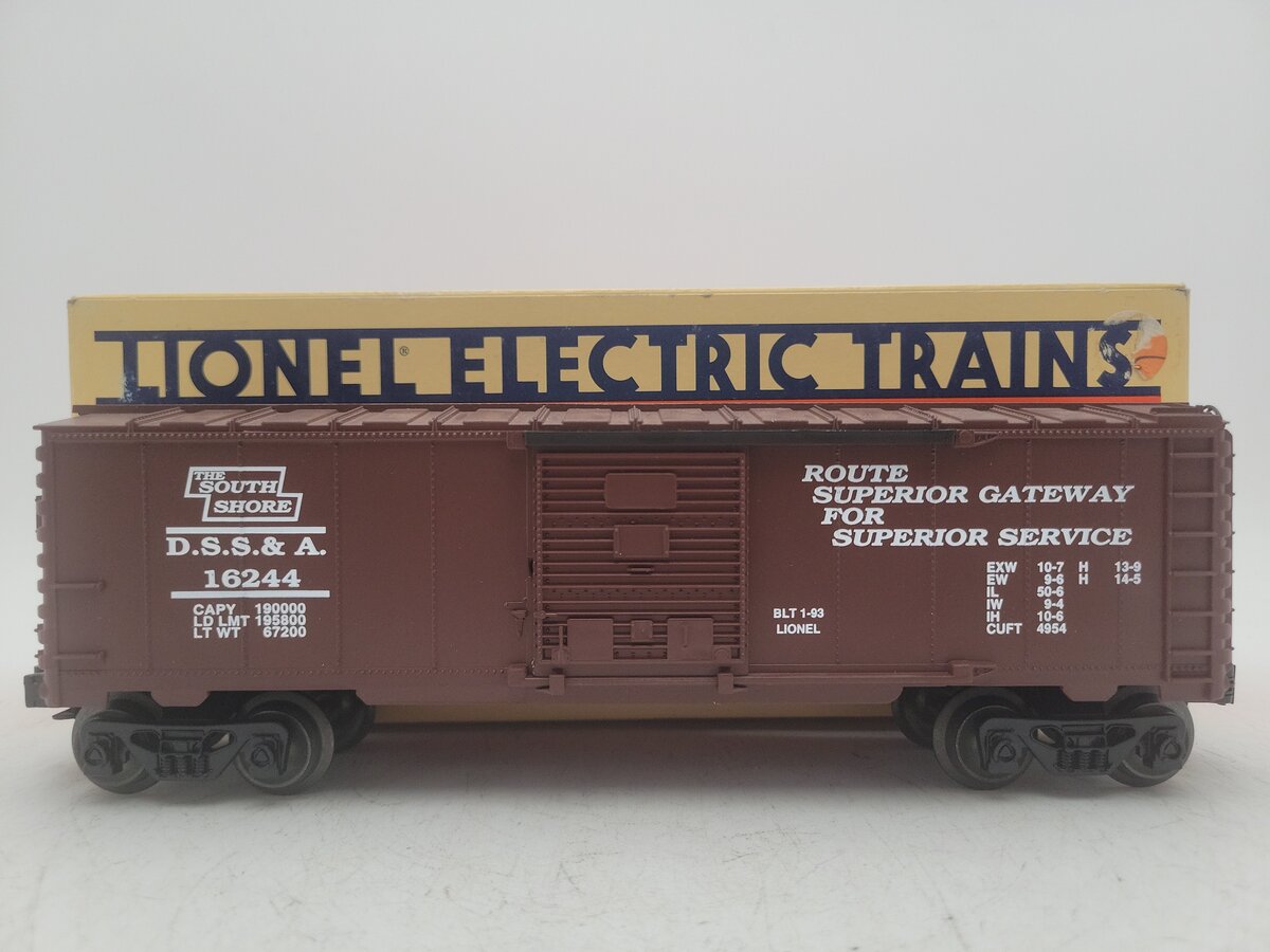 Lionel 6-16244 O Gauge Duluth South Shore & Atlantic Boxcar EX/Box