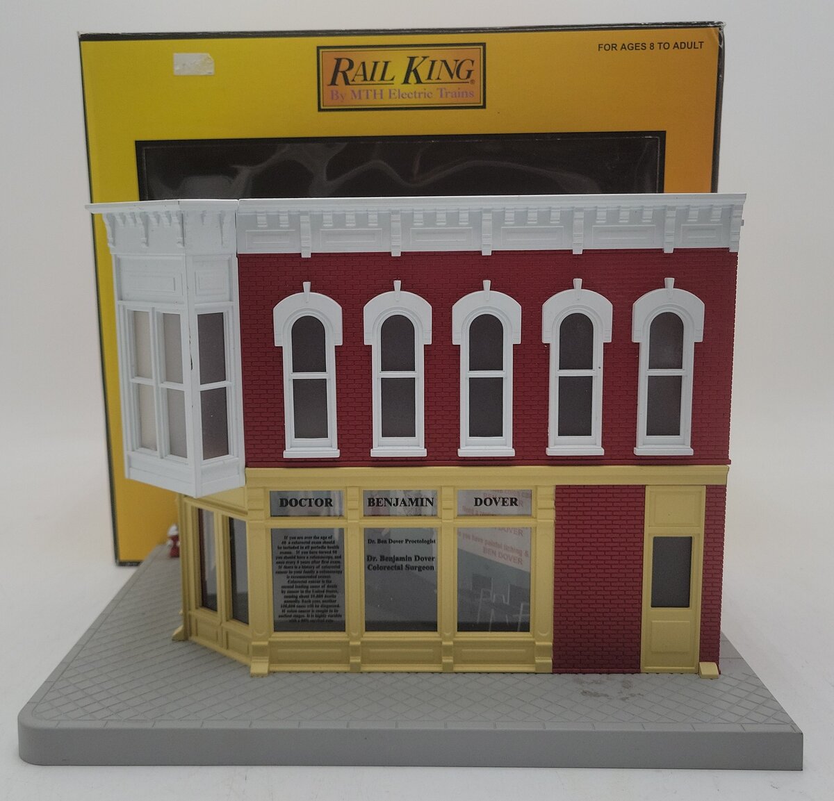 MTH 30-90230 O Gauge Ben Dover Proctologist 2-Story Building VG/Box