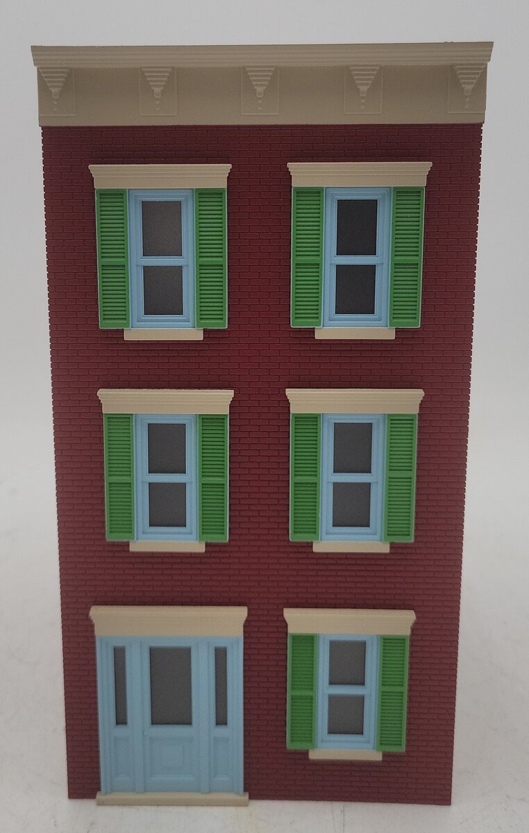 MTH 30-90375 Main Street Brick 3-Story Town House #2 LN/Box