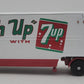 Corgi US52913 1:50 Fresh Up w/7up Diamond T620 Fruhauf w/Skirted Trailer Truck EX/Box