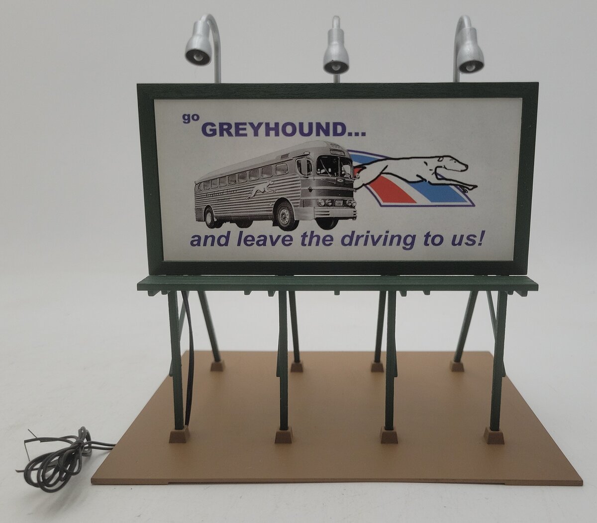 MTH 30-90028 O Greyhound Lighted Billboard EX/Box