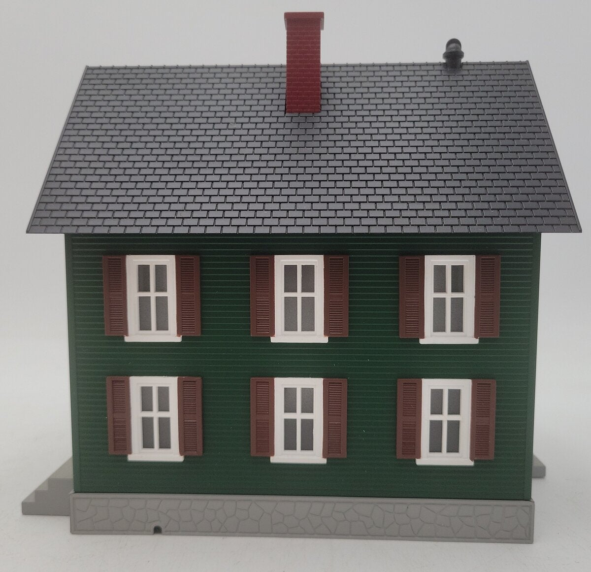 MTH 30-90180 O Gauge Row House #1 - Green & Brown EX/Box