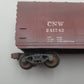Custom Weathered O Gauge CNW Boxcar #241742