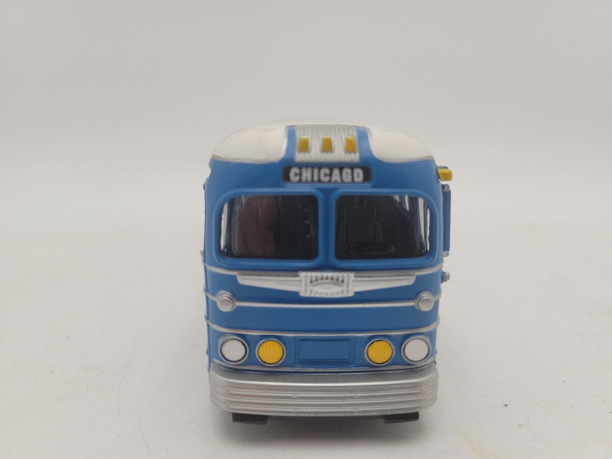 MTH 30-50017 1:43 Rail King Chicago Greyhound Die Cast Bus VG/Box