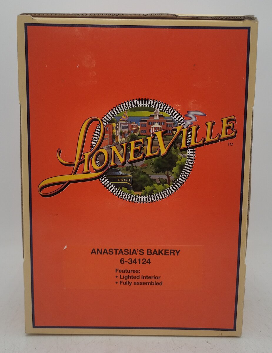Lionel 6-34124 O Assembled Anastasia‘s Bakery Building EX/Box