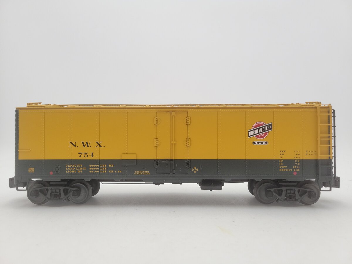 Lionel 6-17396 O Gauge North Western 40' Steel Boxcar #754 EX
