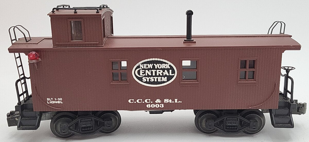 Lionel 6-17611 O Gauge New York Central Illuminated Woodside Caboose #6003 EX/Box