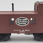 Lionel 6-17611 O Gauge New York Central Illuminated Woodside Caboose #6003 EX/Box