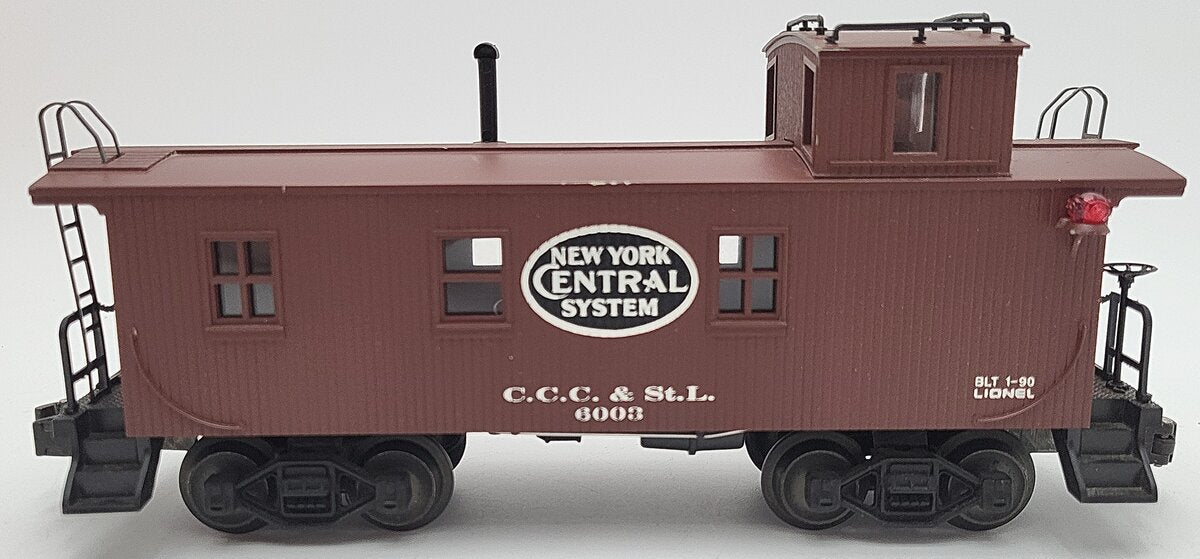 Lionel 6-17611 O Gauge New York Central Illuminated Woodside Caboose #6003 EX/Box