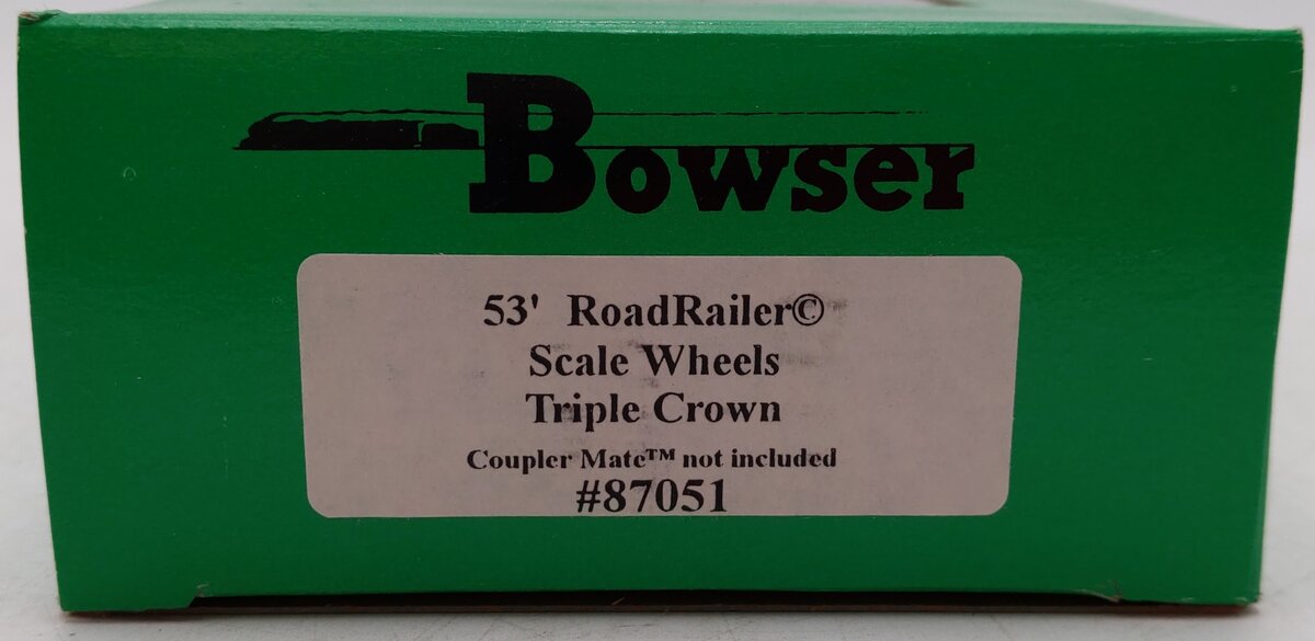 Bowser 87051 1:48 Scale Triple Crown 53' Roadrailer EX/Box