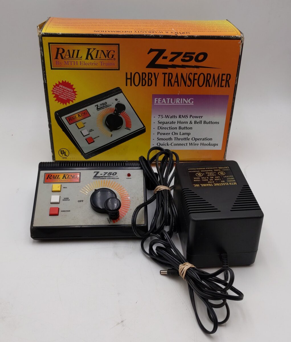 MTH Z-750 Transformer & Controller EX/Box