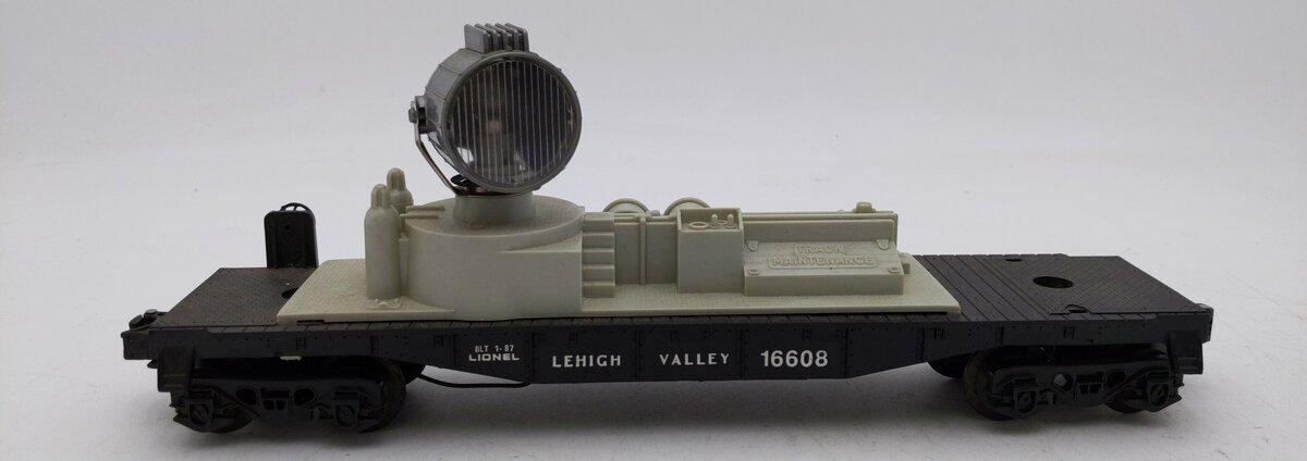 Lionel 6-16608 O Gauge Lehigh Valley Searchlight Car EX