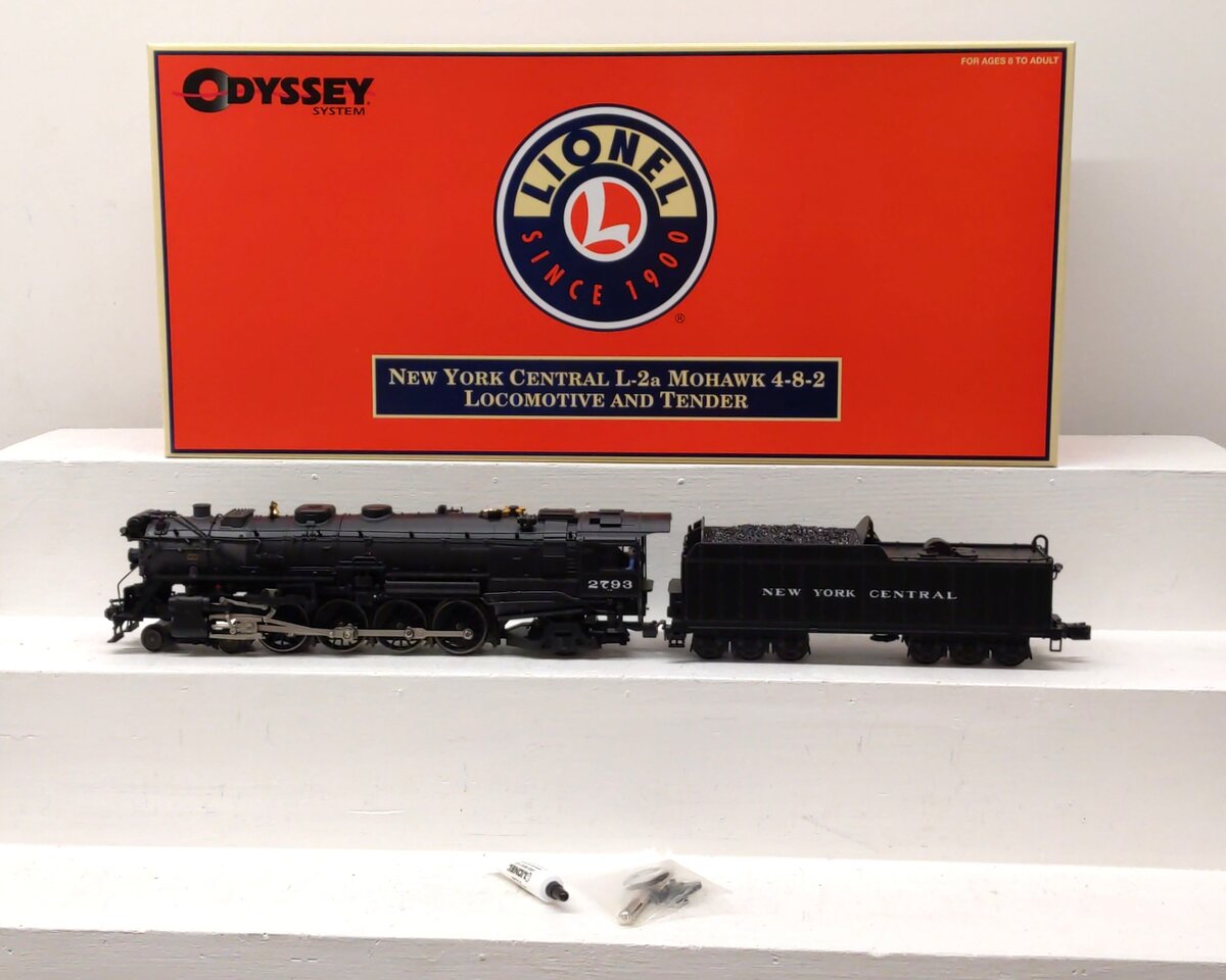 Lionel 6-38053 O NYC 4-8-2 L-2a Mohawk Steam Locomotive & Tender #2793 EX/Box