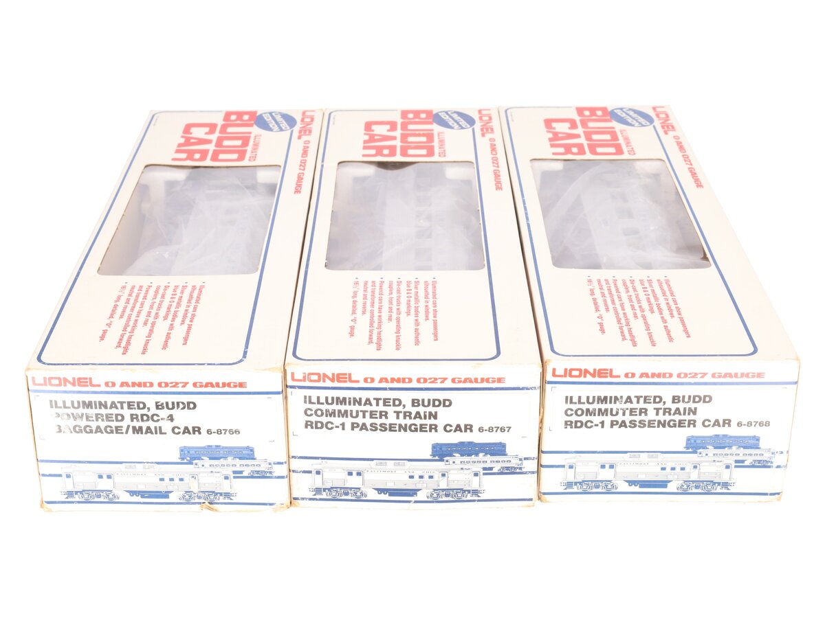 Lionel 6-1766 O Gauge Baltimore & Ohio RDC Service Station Special Set EX/Box