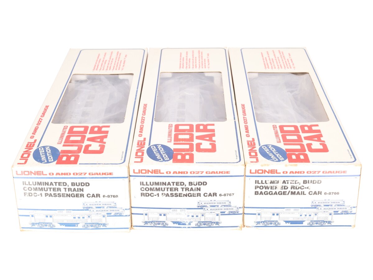 Lionel 6-1766 O Gauge Baltimore & Ohio RDC Service Station Special Set EX/Box