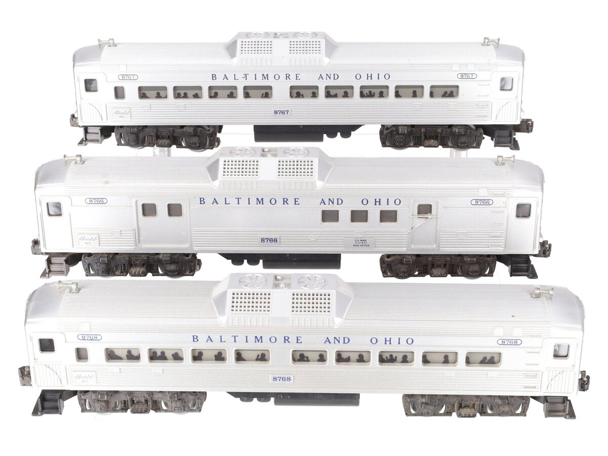 Lionel 6-1766 O Gauge Baltimore & Ohio RDC Service Station Special Set EX/Box