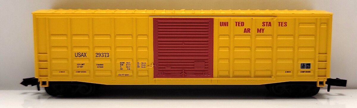 Roundhouse 81709 N Scale US Army Box Car # 29373 LN/Box