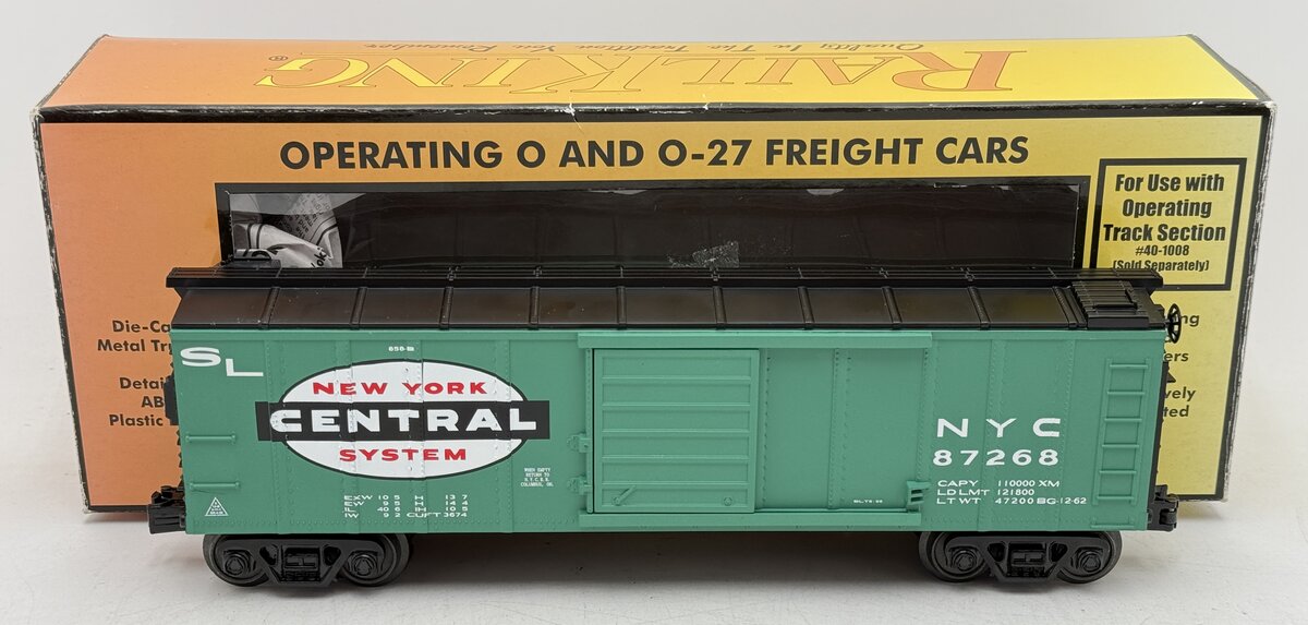 MTH 30-79378 O NYC Operating Boxcar w/Signal Man EX/Box