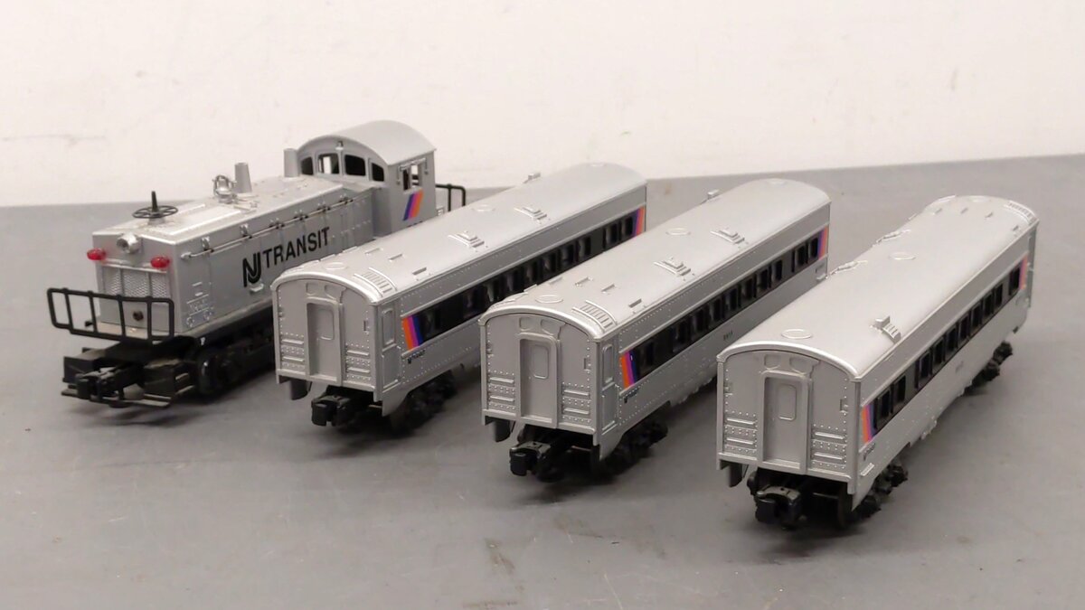 Lionel 6-11828 O NJ Transit Diesel Passenger Car Set EX