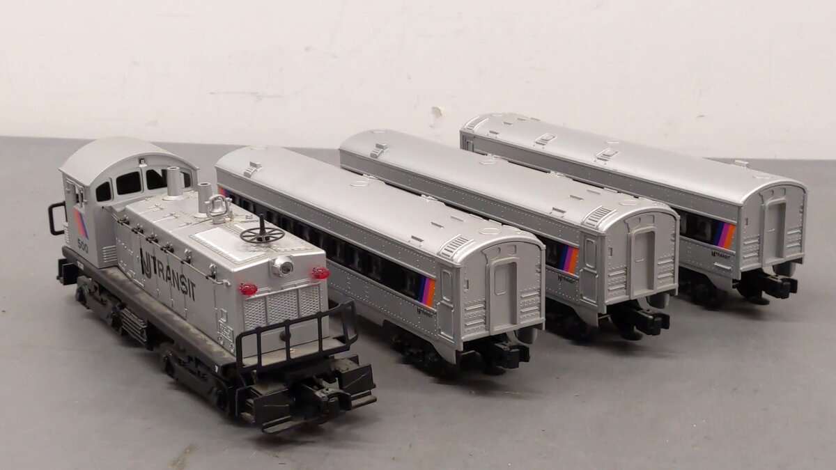 Lionel 6-11828 O NJ Transit Diesel Passenger Car Set EX