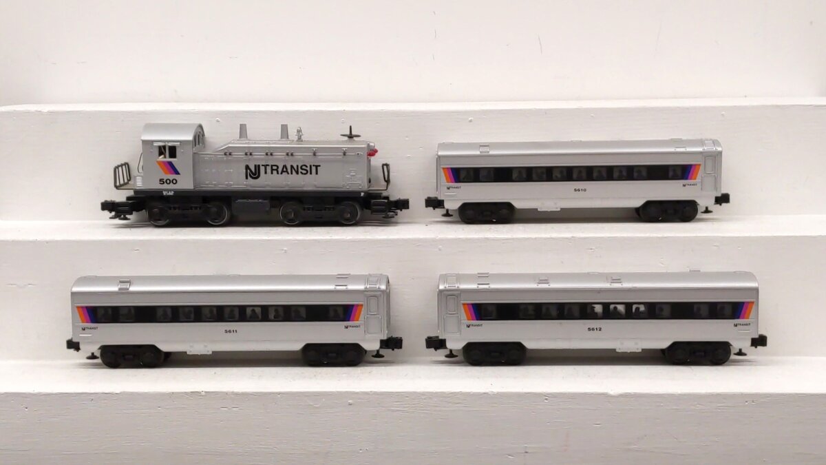 Lionel 6-11828 O NJ Transit Diesel Passenger Car Set EX