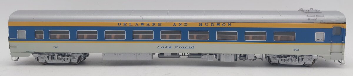 Rapido Trains 100199 HO Delaware & Hudson Lake Placid Lightweight Coach #202 VG/Box